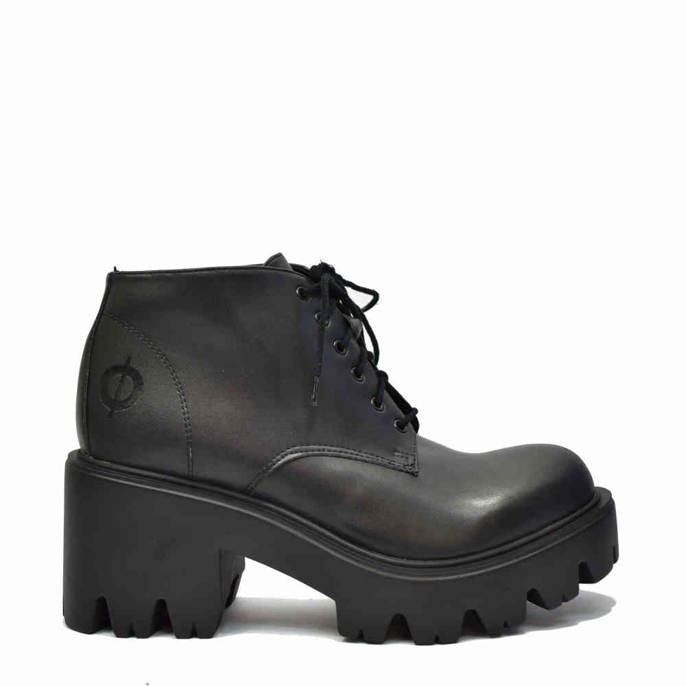 Altercore - Nexi Vegan Bottes de plate-forme - Noir